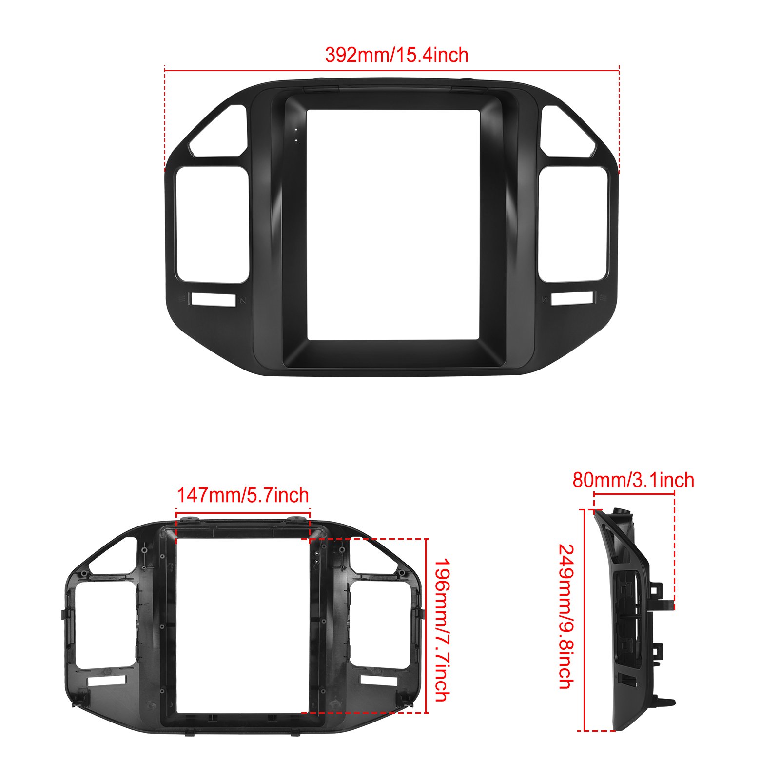 Podofo Android Car Radio 9.7'' 1+32/2+64GB For Mitsubishi Pajero V73 2004-2011 Carplay Android Auto GPS WiFi FM RDS BT