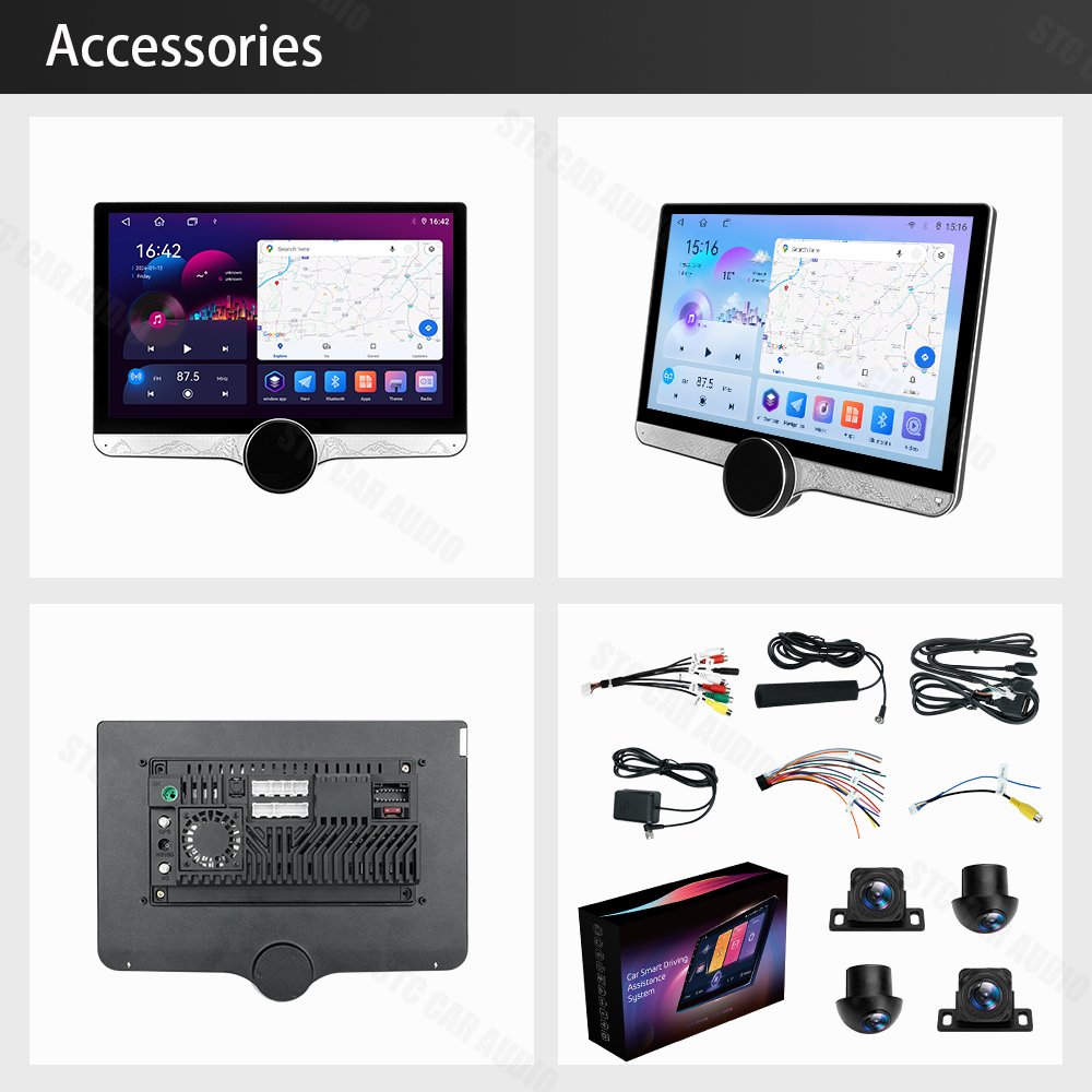 Car 11.8 "8+256G Android 2000*1200 Single Knob 4g Sim Card Dsp 360 Camera Radio Stereo Dvd Player Gps Auto android radio