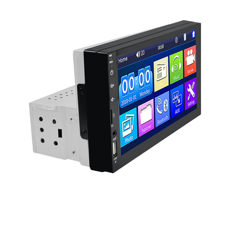 1DIN 7023B Car DVD radio BT Video Media Player 7 Inch Car MP3 MP4 touch screen Player