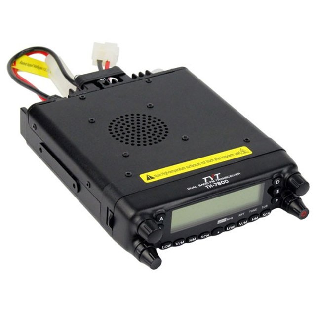 TYT TH-7800 Mobile Radio Station 136-174MHz 400-480MHz Dual Band Two Way Radios HF VHF UHF Transceiver 50W Car Radio