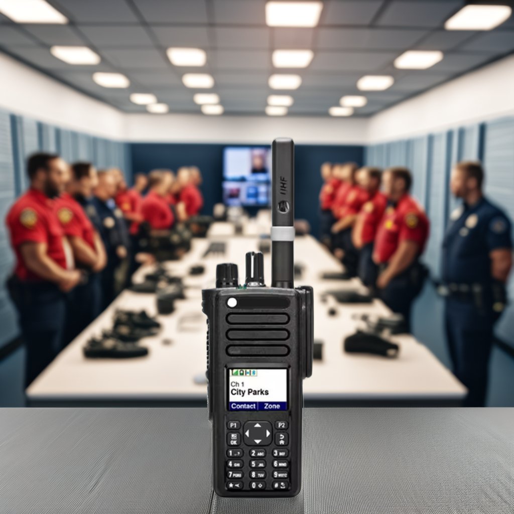 Professional Digital Mobile Radio DP4800 Walkie Talkie 50km Ran Ham Radio Transceiver Cars 30km Talk Ran Professional Batteries