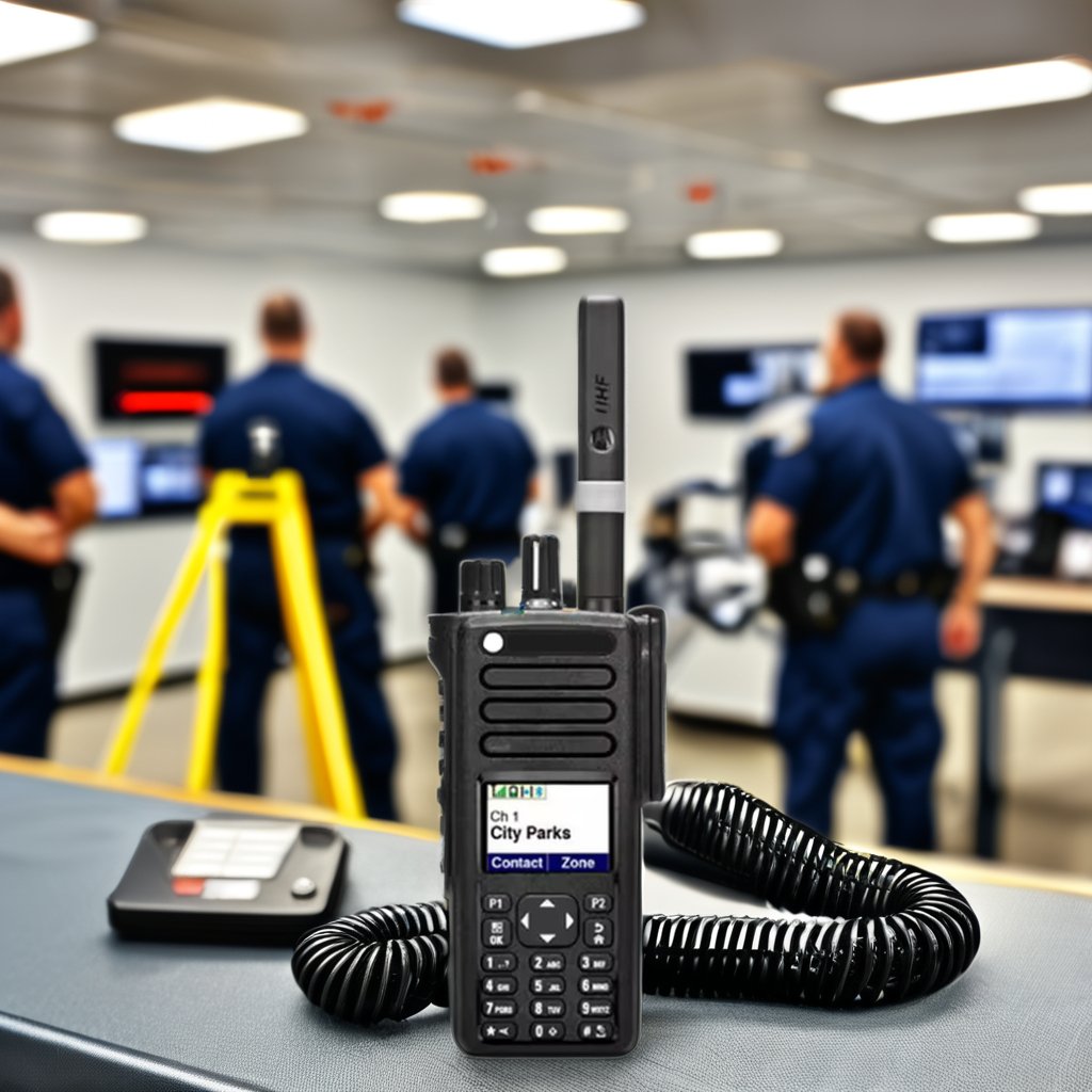 Professional Digital Mobile Radio DP4800 Walkie Talkie 50km Ran Ham Radio Transceiver Cars 30km Talk Ran Professional Batteries