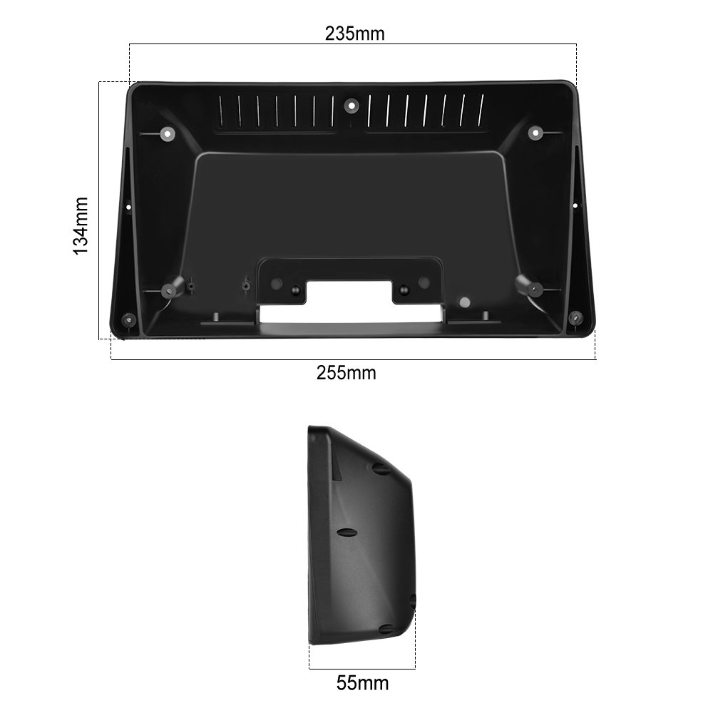 Podofo 2 Din 9'' Android Car Radio Frame Kit For Renault Megane 2 Auto Stereo Dash Fascia Trim Bezel Faceplate