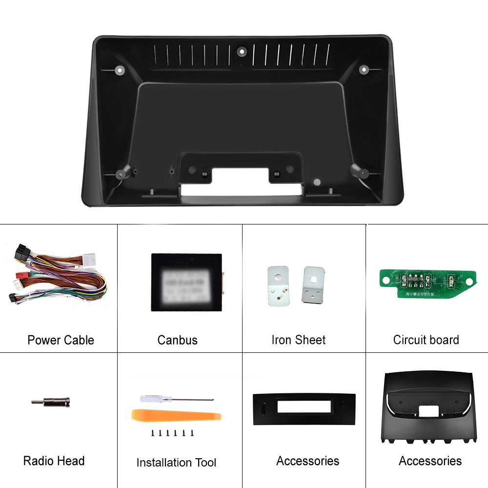 Podofo 2 Din 9'' Android Car Radio Frame Kit For Renault Megane 2 Auto Stereo Dash Fascia Trim Bezel Faceplate