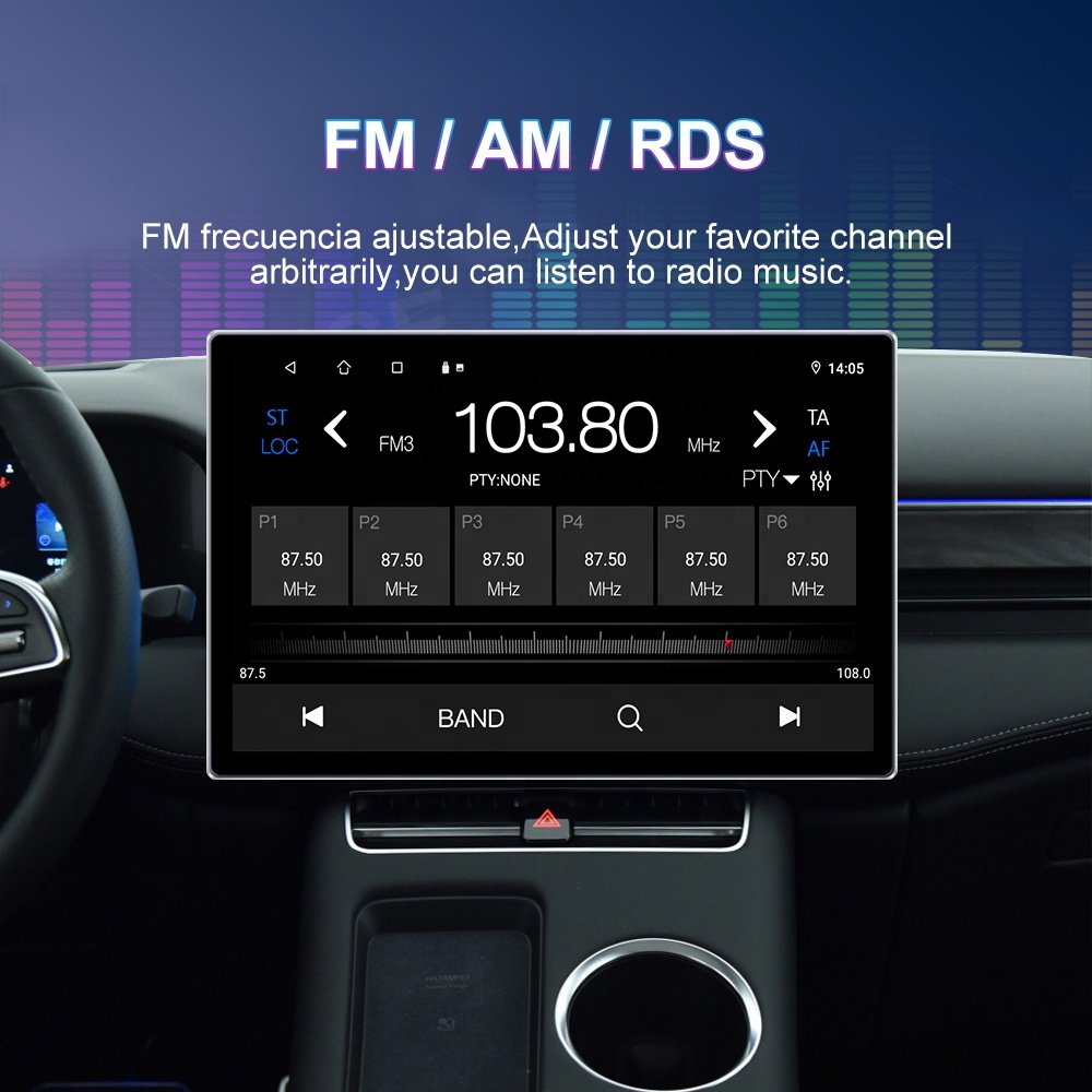 Jmance Android Player For Universal 12 Inch 8 Core Ram 4Gb Rom 64Gb 4G Carplay Gps Navigation 2 Din Car Radio Stereo