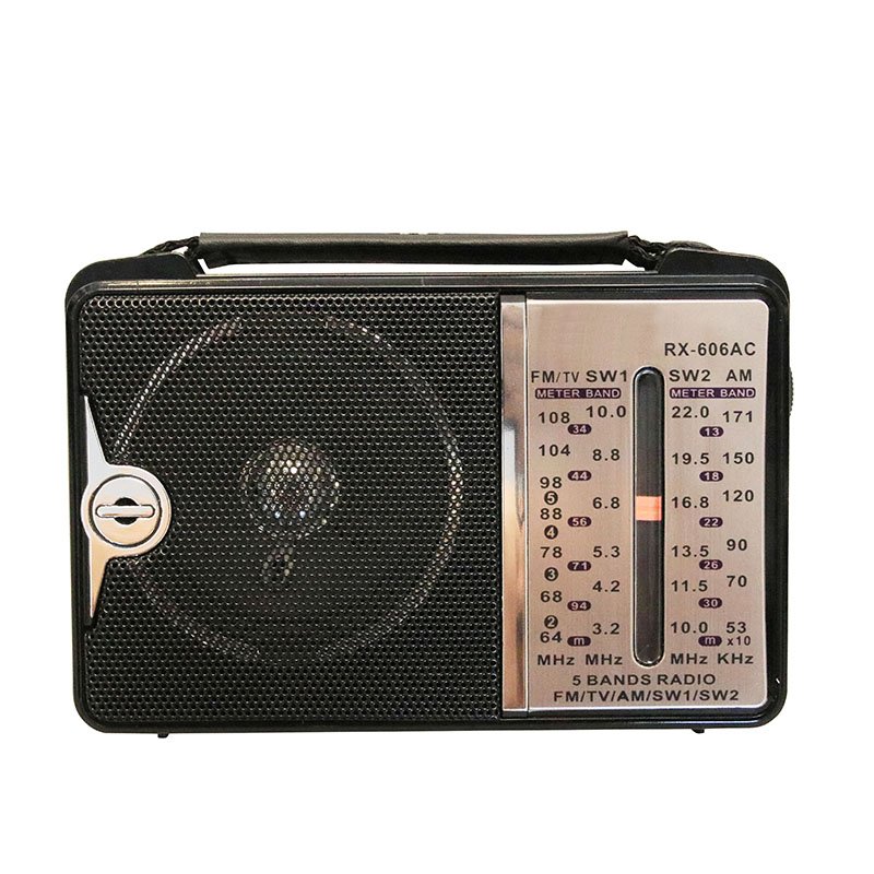 RX-606AC High quality portable rotatable radio with fm.tv/am/sw1-2 4bands receiver ,with real transformer
