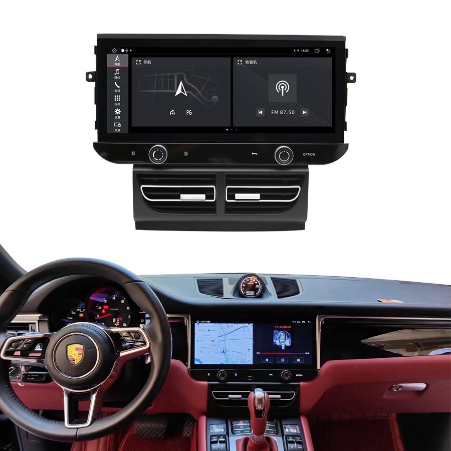 12.3 inch Upgrade Head Unit Android Screen for Porsche Macan 2014-2016 GPS Carplay Multimedia Player