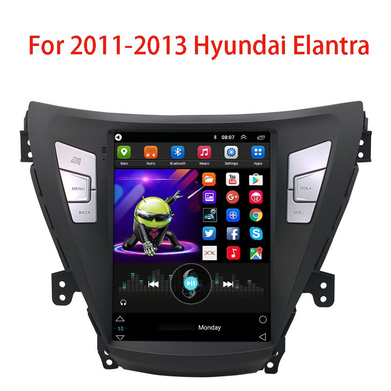 9.7" Android 10.0" GPS Radio HD Touch Screen Stereo Android Car DVD Player for 2012 2013 2014 Elantra