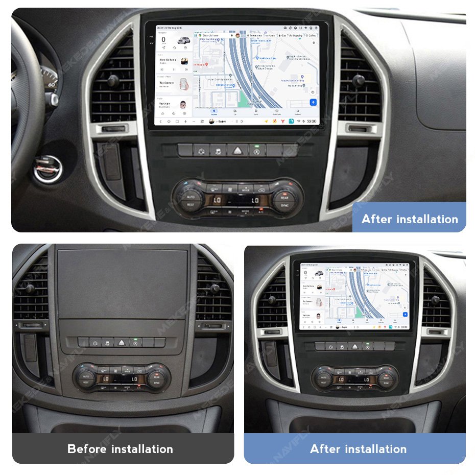 Mekede DUDU6 DUDU7 12+512GB 10inch android car stereo for Benz Vito 3 2014 2020 car multimedia player