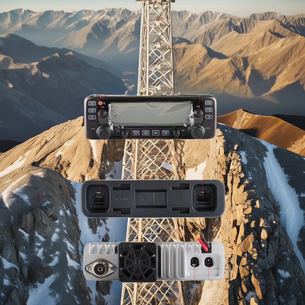 Wholesale IC-2730E Mobile Radio Dual Band UHF VHF 50W FM Repeater Transceiver Upgraded Version IC-2720H DMR Walkie 8W Cars