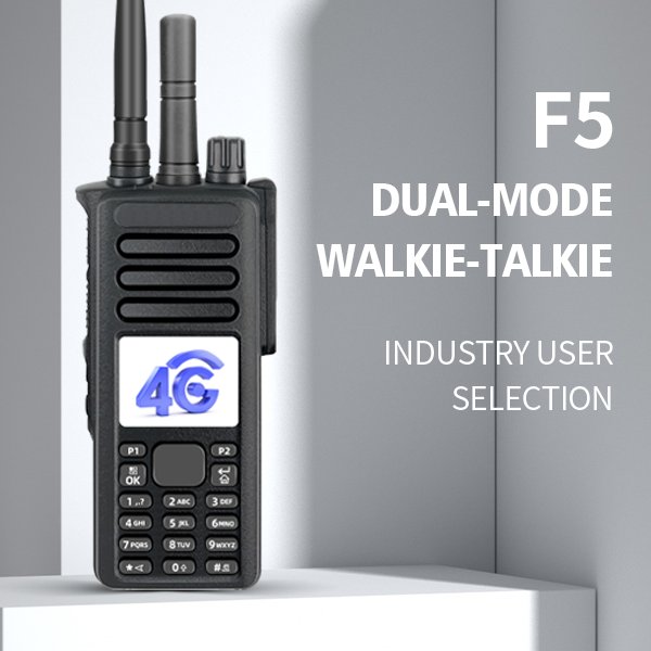 F5 High Quality Dual Mode Handheld Walkie Talkie UHF VHF Ham Radio PTT Long Ran-5000km Two-Way Radios Communication With GPS