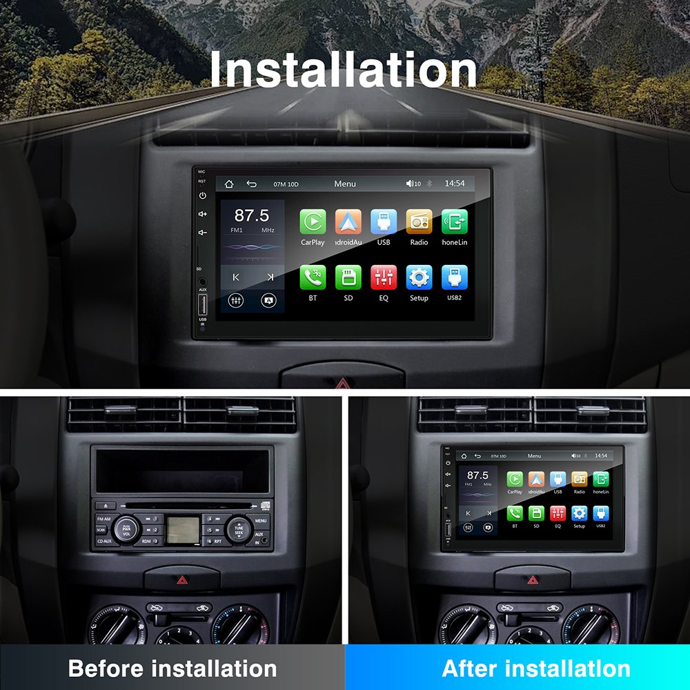 7inch Android Stereo Ram Rom Bt Fm Dsp Radios Para Autos Multimedia Video Car Dvd Player