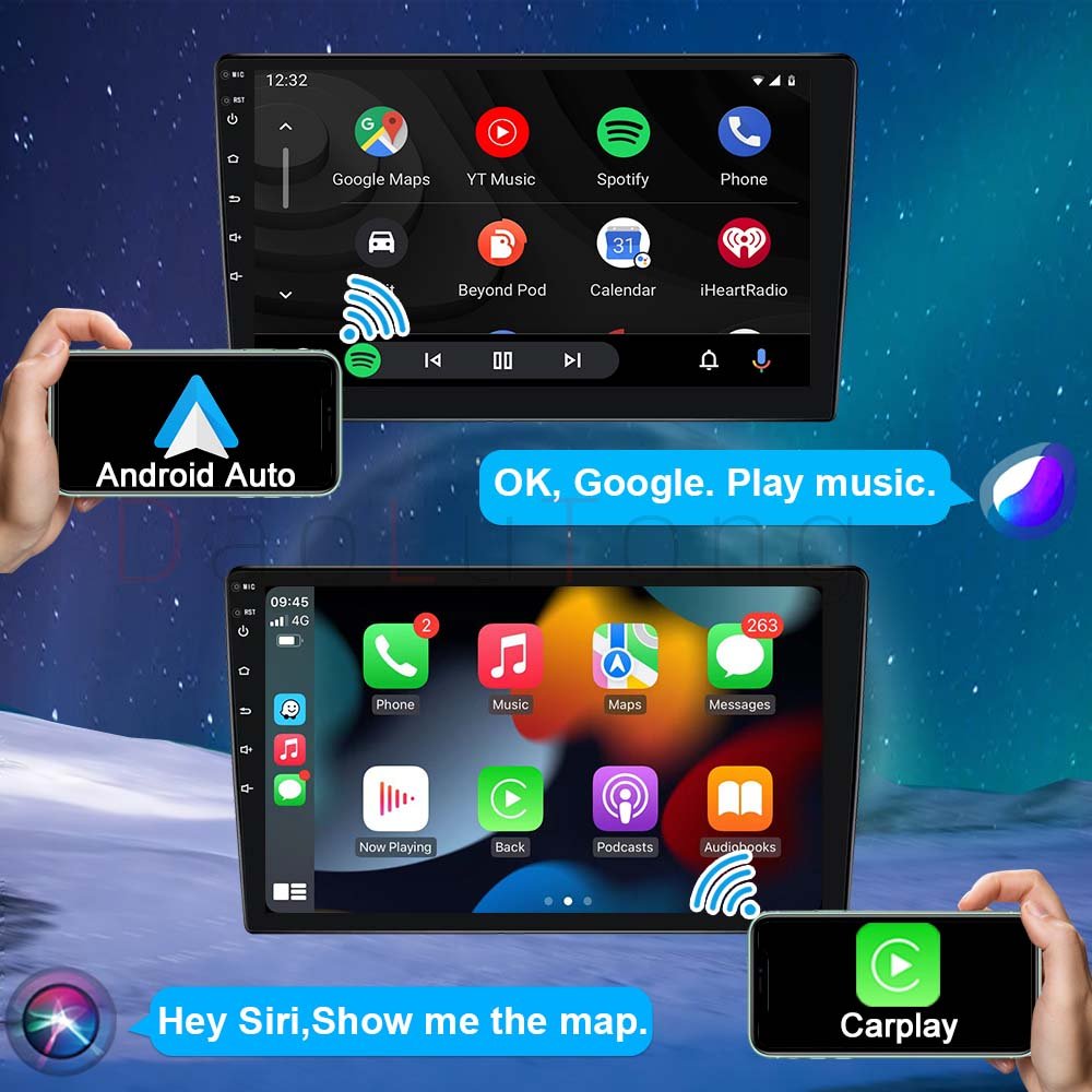 13.1inch dvd car radio stereo android touch screen multimedia player carplay for Chevrolet Explorer