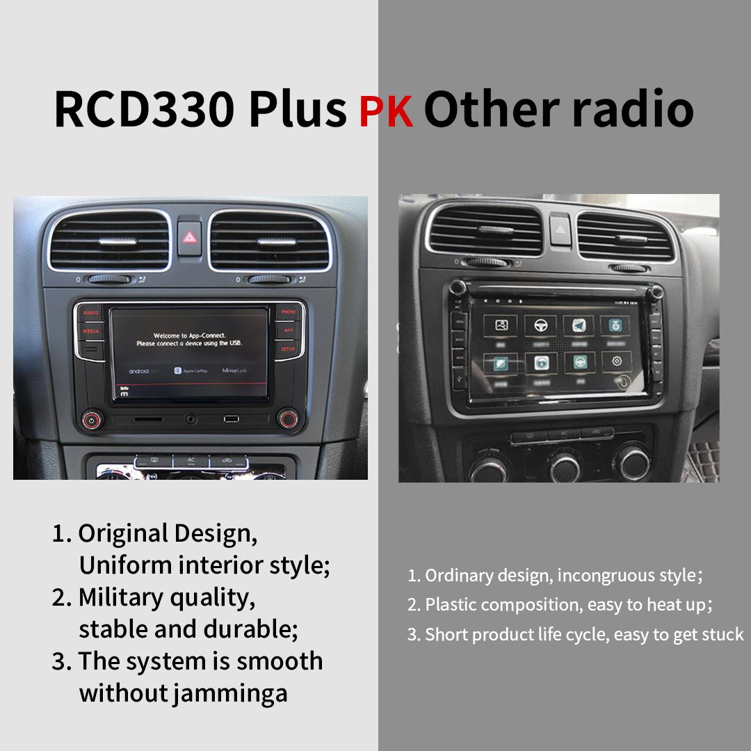 Android Auto NONAME RCD360 PRO Carplay MIB 6RD035187B Car Radio For VW Golf 5 6 Jetta MK5 MK6 Tiguan CC Polo Passat B5 B6