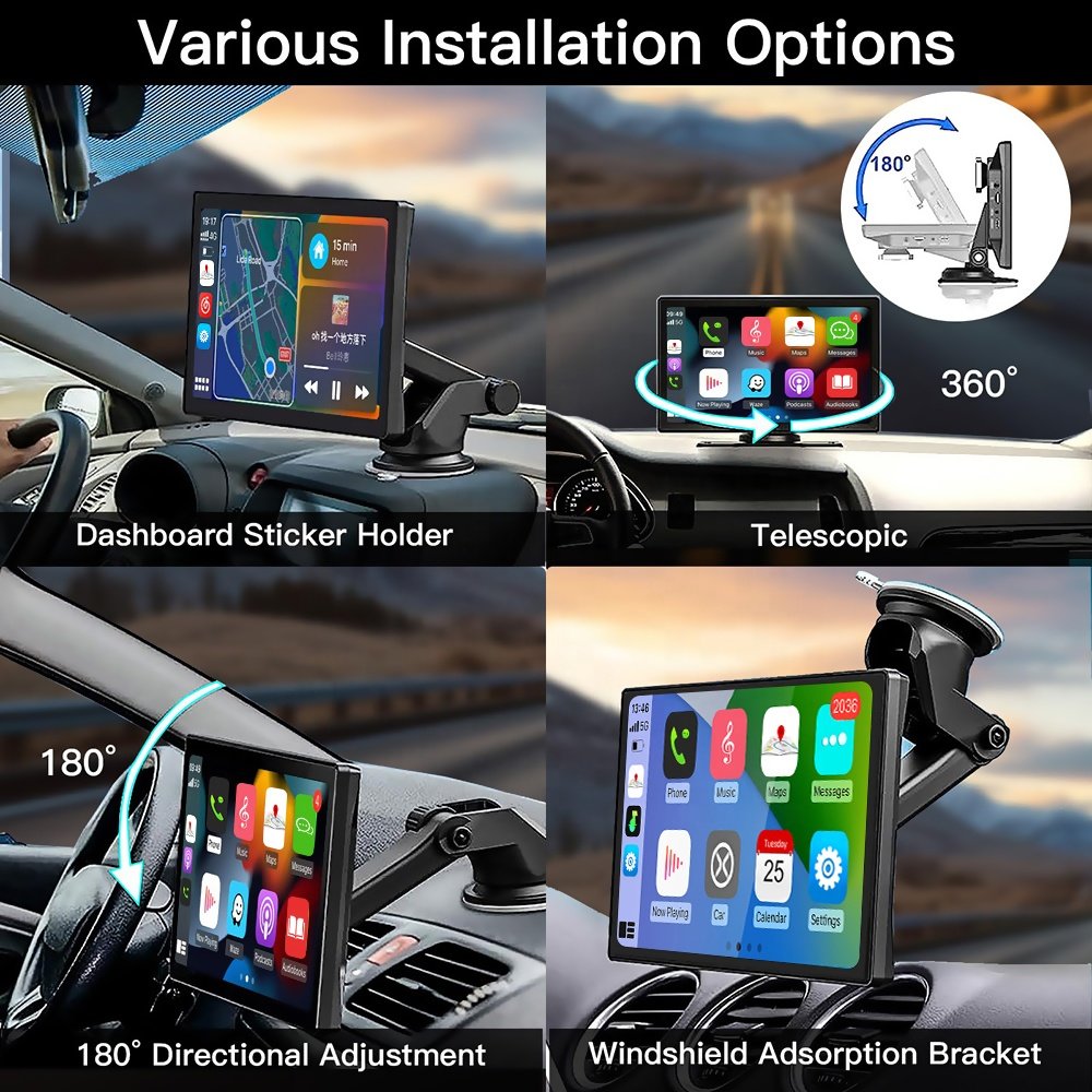 9 Inch Car Mp5 Wireless Auto Radio Car Dvd Player Radio Wireless Carplay for For Car Bluetooth