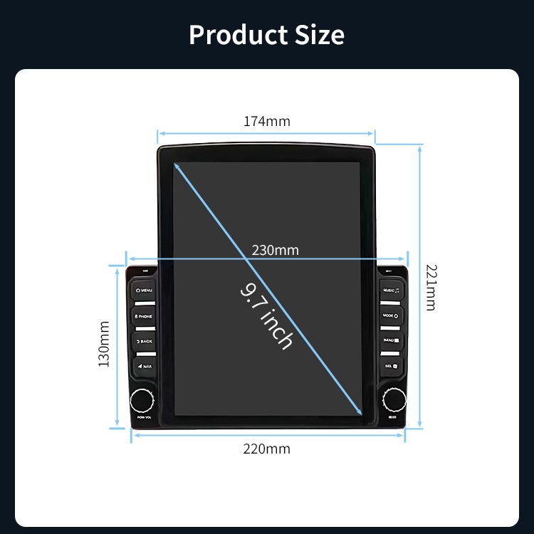 Ihuella Ford Focus Mk3 2 Din 9.7 Inch Joying Android 13 Car Radio Dvd Player Universal Car Audio Android Alfa Romeo Android Auto