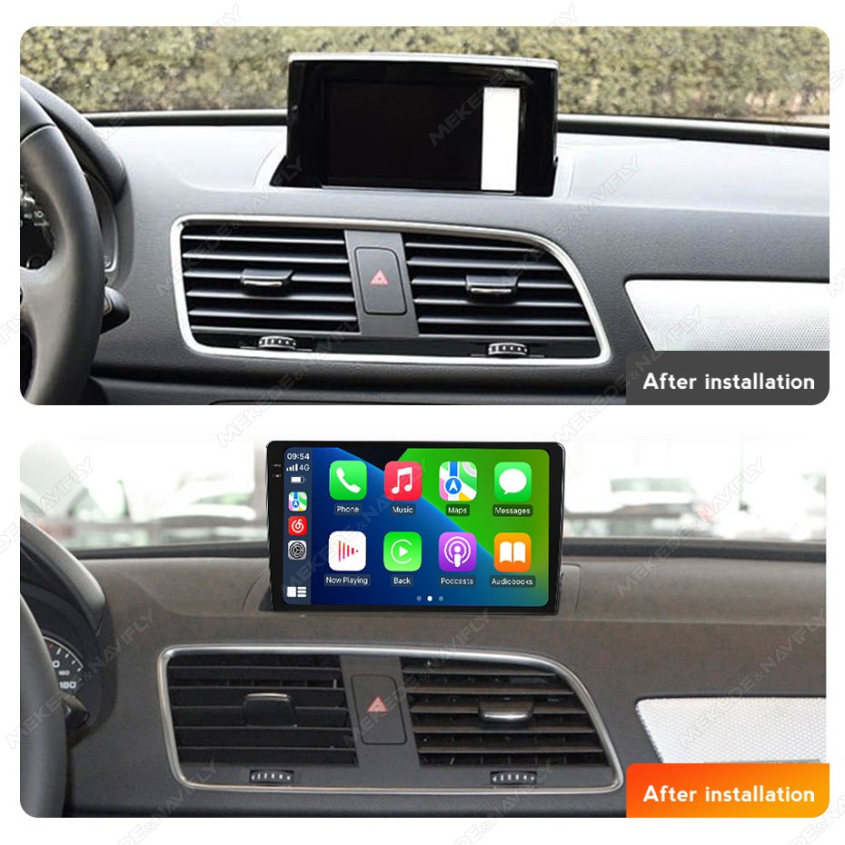 MEKEDE MS 8core WiFi car-play auto car android 360 camera DVR FM AM gps navigation system for Audi Q3 2013-2017