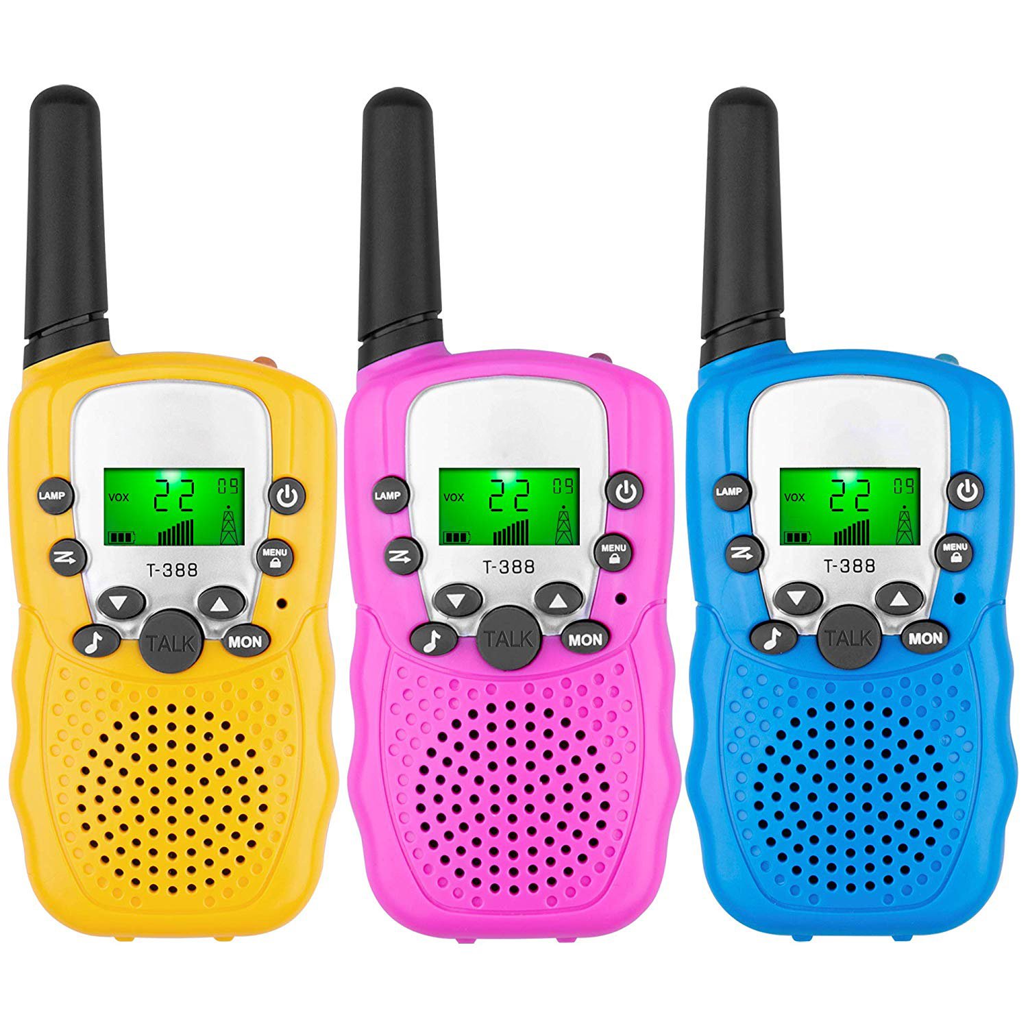 T-388 Kids Walkie Talkies For Children Wireless Baby Walki Talki Kid Gift 3 Long Range Funny Lovely Toys 2 Way Radio