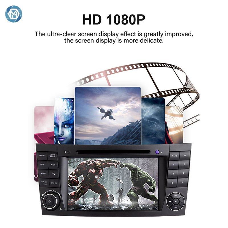 Android 7 inch Car Radio Player For Mercedes Benz E-class W211 Car Gps Navigation With Steering Wheel Control