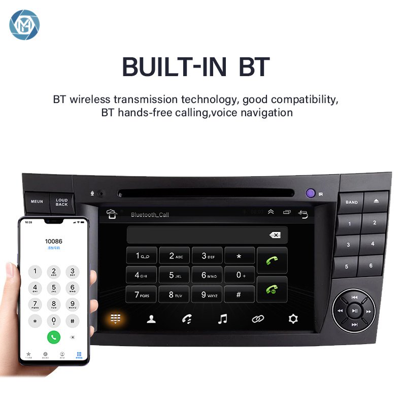 Android 7 inch Car Radio Player For Mercedes Benz E-class W211 Car Gps Navigation With Steering Wheel Control
