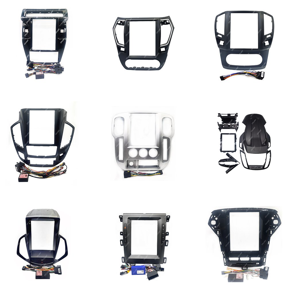 Car Dvd Frame Android Vertical Screen Android Radio DVD Player Frame Navigation For HYUNDAI FORD HONDA CHEVROLET 9.7 inch Farme