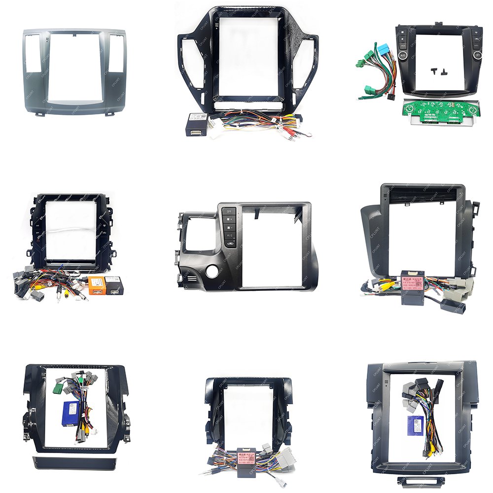 Car Dvd Frame Android Vertical Screen Android Radio DVD Player Frame Navigation For HYUNDAI FORD HONDA CHEVROLET 9.7 inch Farme