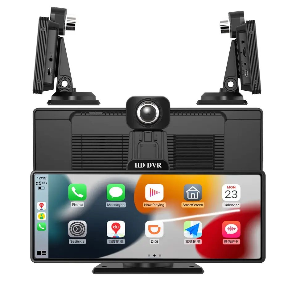 New 2k Dual Bt Stereo Apple Car Play Wireless Android Auto Car Radio 10.26inch Touch Screen Dashcam DVD Audio System Mp5 Player