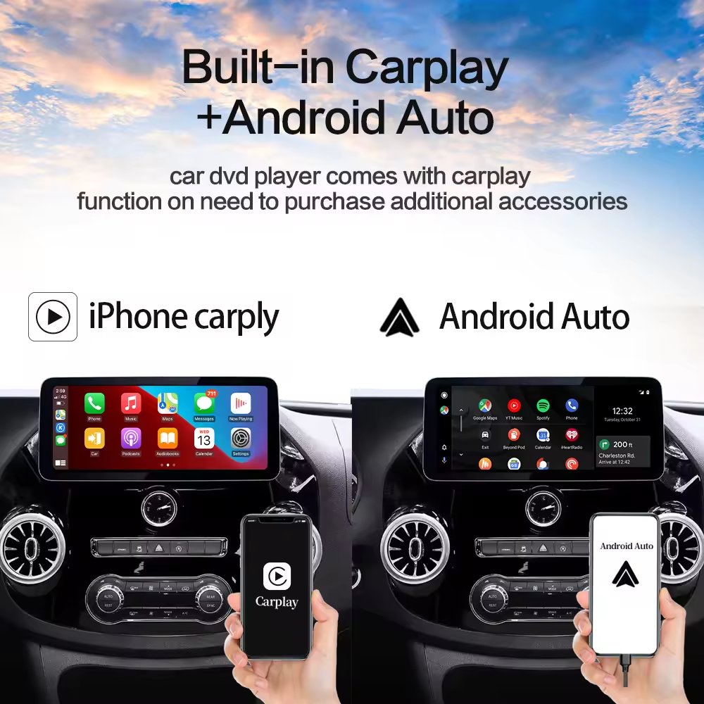 Lelv 12.3inch Car Radio For Mercedes Benz Vito W447 2015-2022 Android Multimedia DVD Player Navigation Stereo Google Carplay