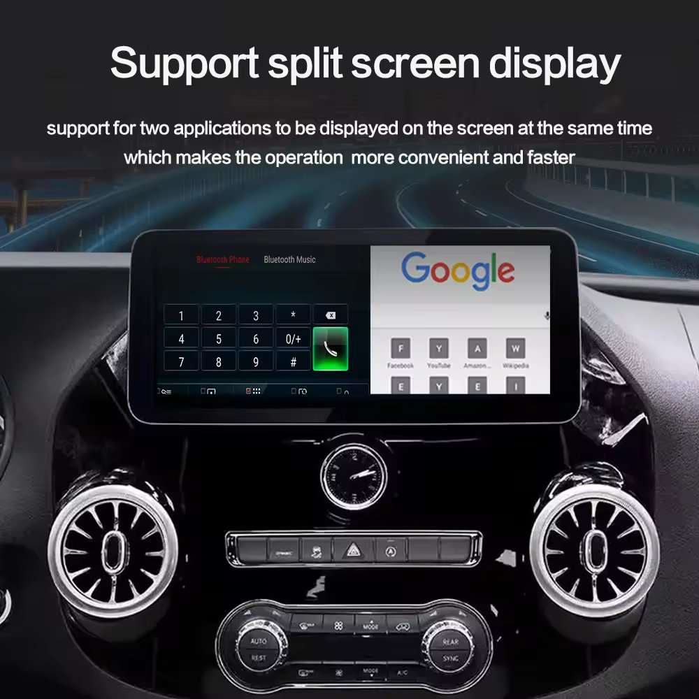 Lelv 12.3inch Car Radio For Mercedes Benz Vito W447 2015-2022 Android Multimedia DVD Player Navigation Stereo Google Carplay