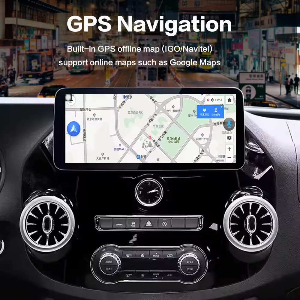 Lelv 12.3inch Car Radio For Mercedes Benz Vito W447 2015-2022 Android Multimedia DVD Player Navigation Stereo Google Carplay