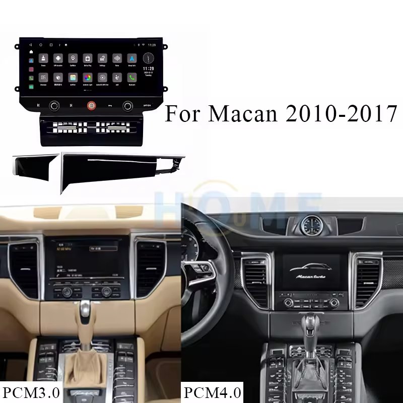 12.5-inch Car Android Multimedia LCD Touch screen GPS Navigation Car Radio Stereo Player for Porsche Macan 2010-2017