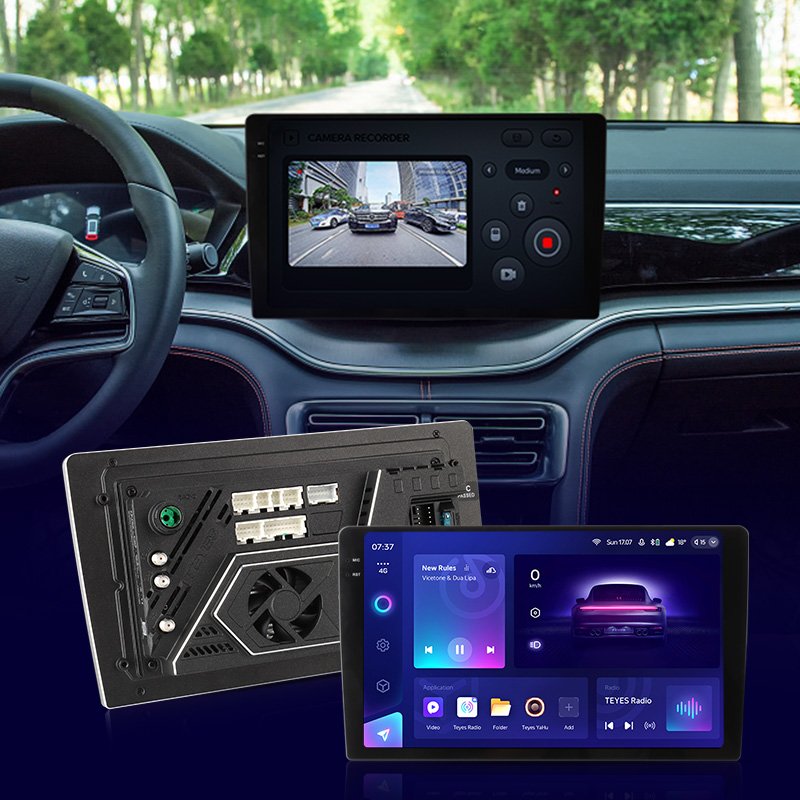 2K HD Car DVD Player 10 Inch Universal Car DVD Player Multimedia Car Reverse Radio Navigation Stereo DVR