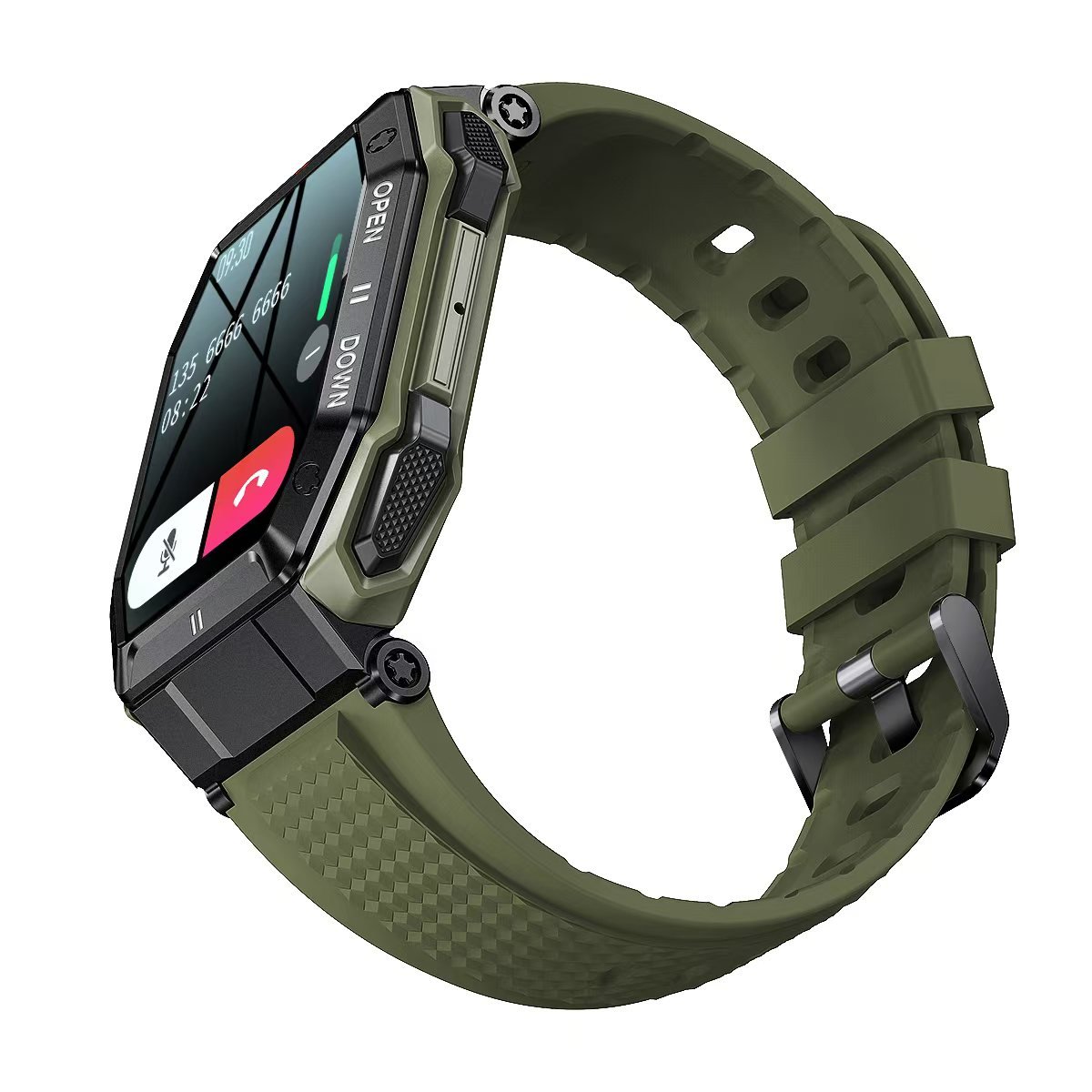 K55 Fashion Sports Smart Watch Men BT Call 350mAh Heart rate watch Blood Pressure Monitor Outdoor IP68 Waterproof Smartwatch