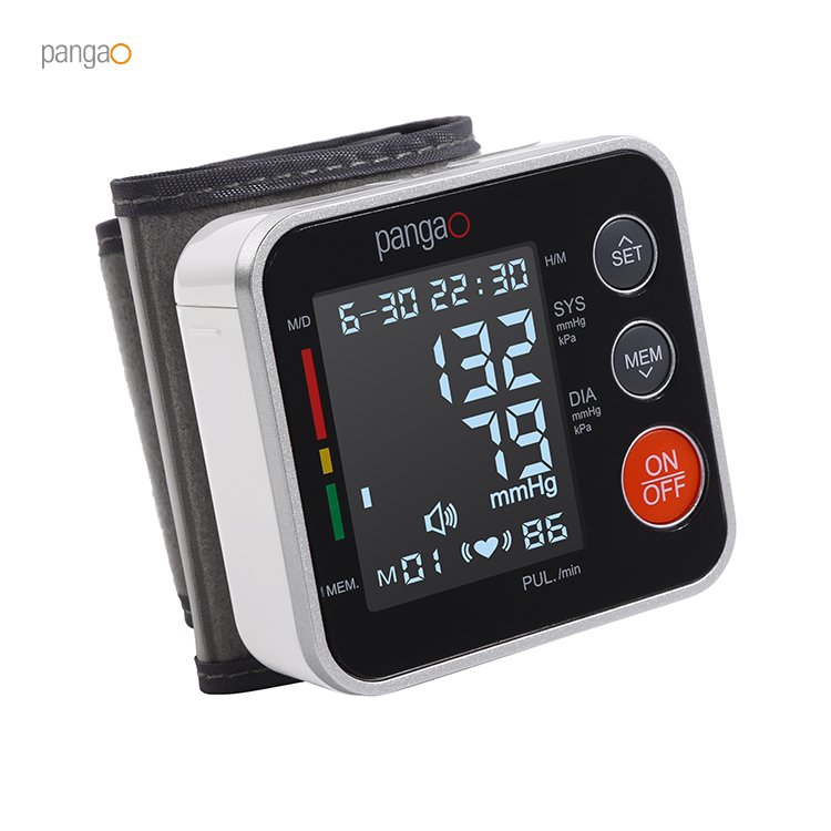 Automatic watch type bp tensiometer electronic wrist blood pressure monitor sphygmomanometer