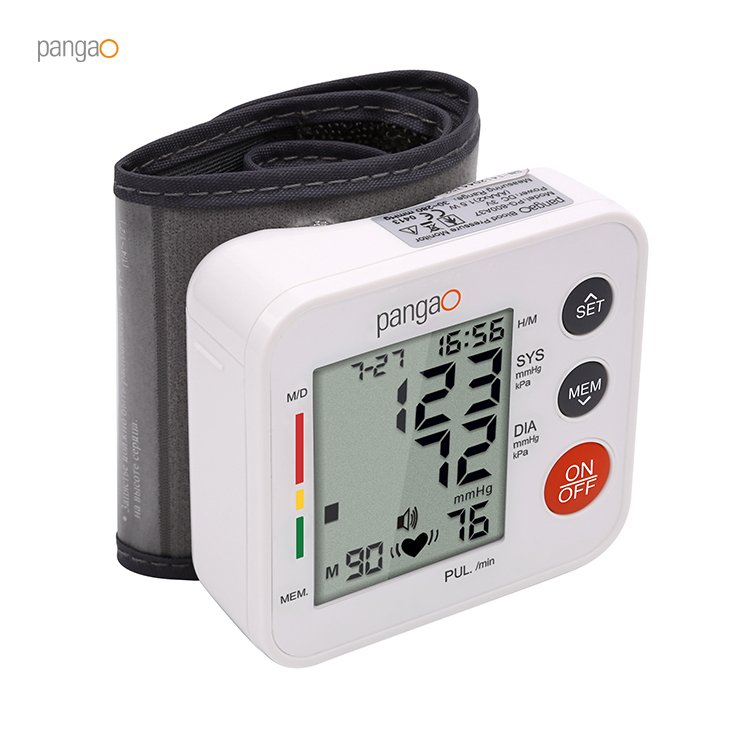 Automatic watch type bp tensiometer electronic wrist blood pressure monitor sphygmomanometer