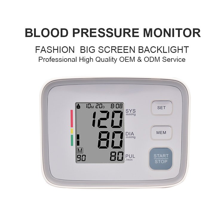New Product Automatic Voice Digital Smart Medical Device Blood Pressure Monitor
