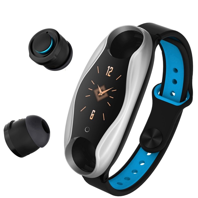 High Quality touch screen t90 Smart Watch smartwatch With Bt Earphone wireless earbuds Hate Rate Blood Pressure Monitor