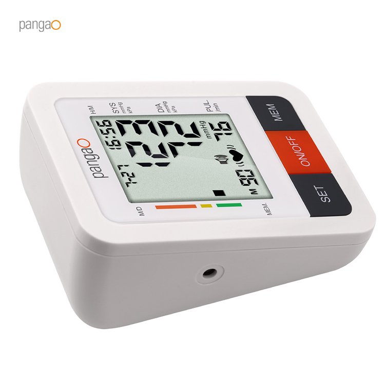 BP Meter Digital Sphygmomanometer Portable Upper Arm Home Blood Pressure Monitor Machine with Voice