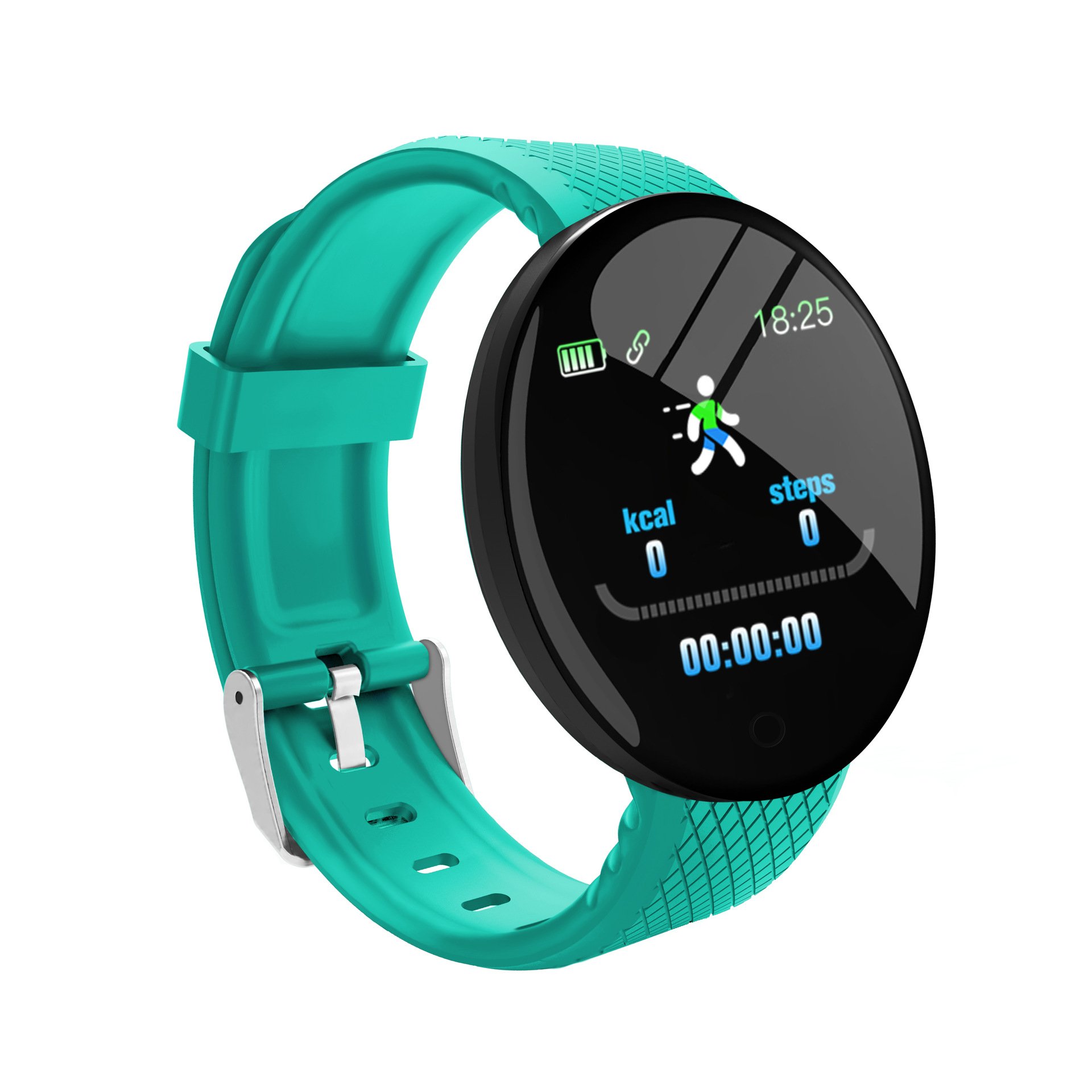 Smart Watch D18 Wristband Fitness Blood Pressure Heart Rate Android Pedometer Waterproof Sports Smart Watch Band Bracelet 2024