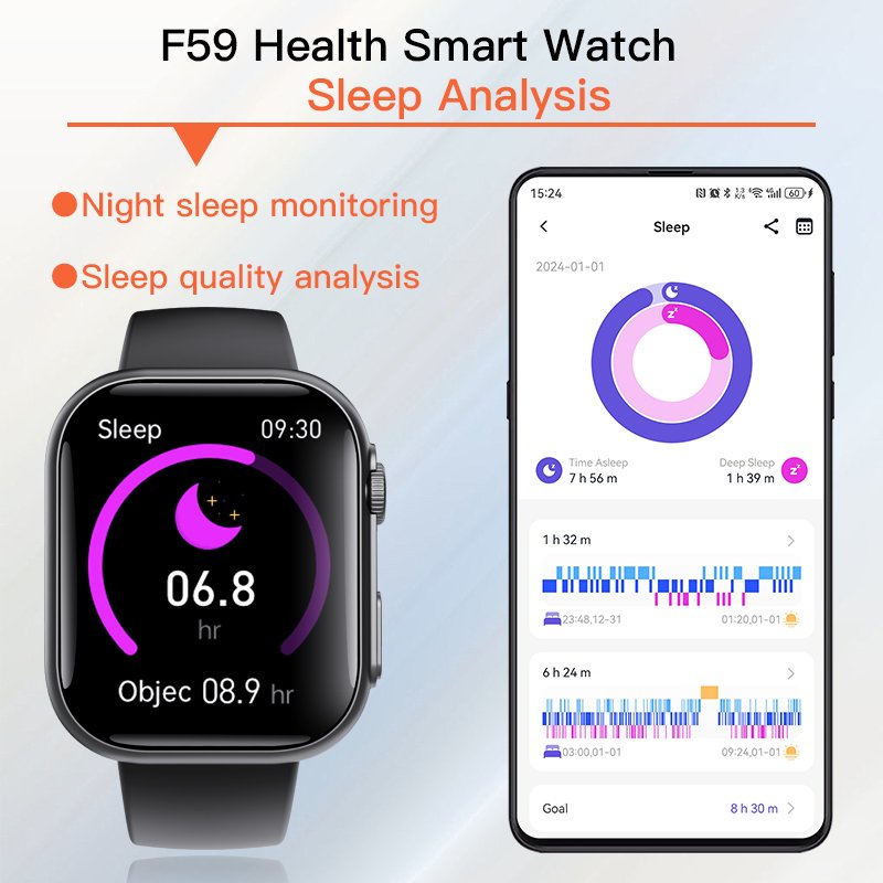 Blood pressure monitor Smart watch Sleep tracker Montres intelligentes Full Touch Relojes inteligentes relogio Smartwatch