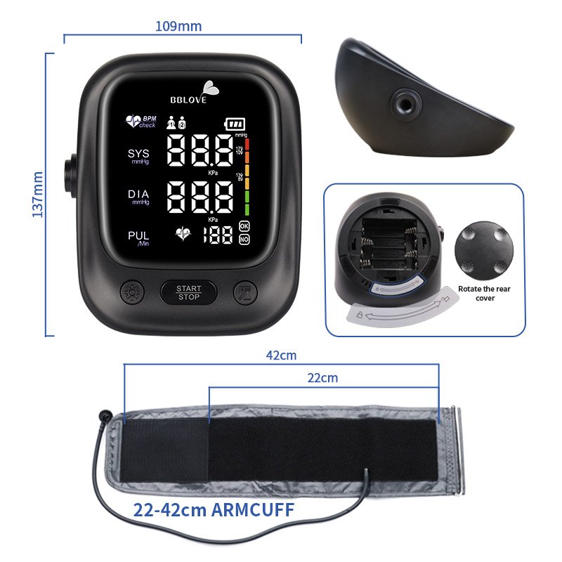 Wholesale Device CE MDR Upper Arm BP Monitor Blood Pressure Monitor