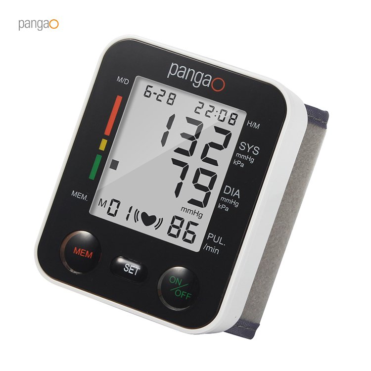 Wrist Digital Sphygmomanometer Automatic Electronic Diagnostic Blood Pressure Machine BP Monitor