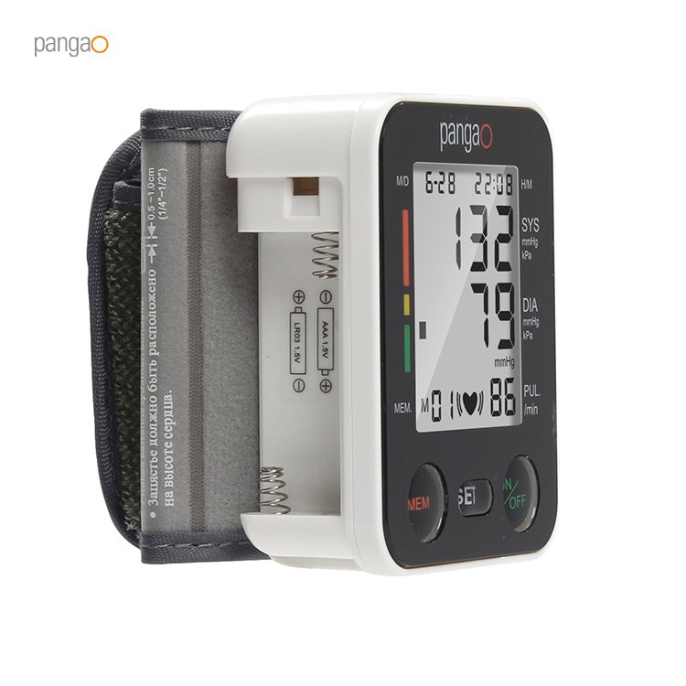 Wrist Digital Sphygmomanometer Automatic Electronic Diagnostic Blood Pressure Machine BP Monitor