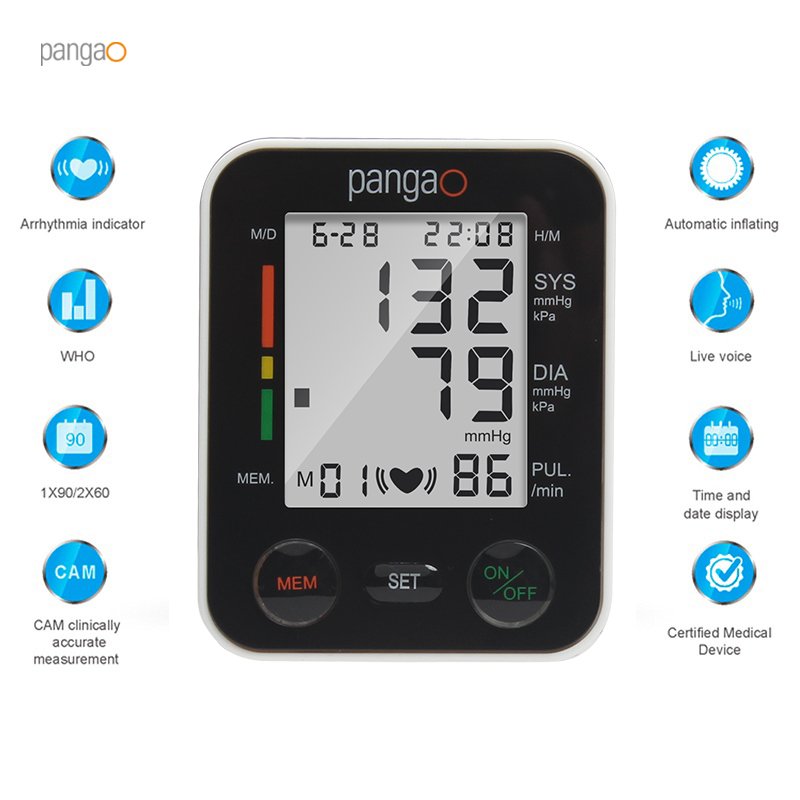 Wrist Digital Sphygmomanometer Automatic Electronic Diagnostic Blood Pressure Machine BP Monitor