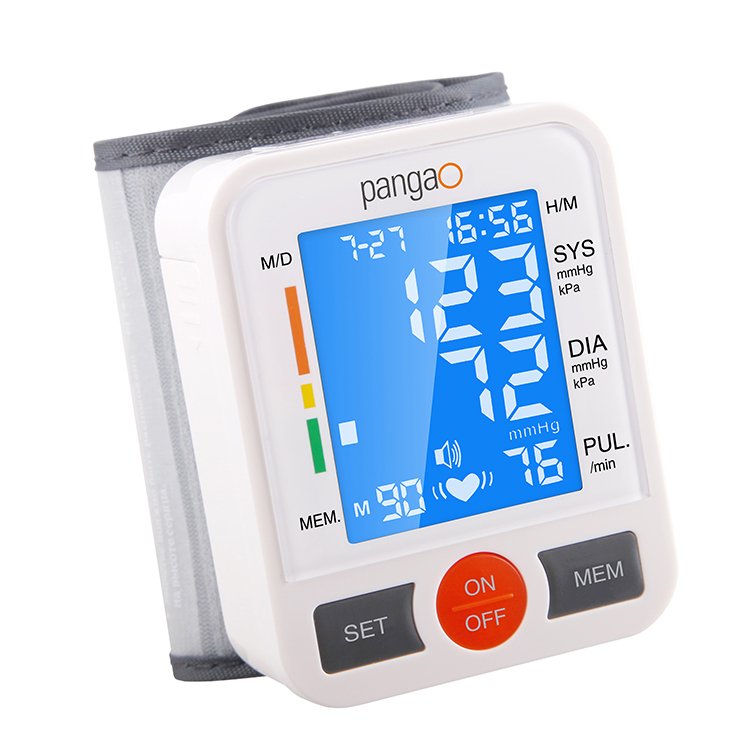 OEM CE ROHS fully automatic electronic bp machine digital wrist strap blood pressure monitor