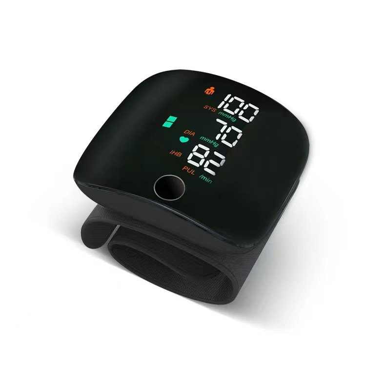 Wrist type blood pressure monitor Rechargeable LCD Screen digital tensiometer Wrist Electronic Sphygmomanometer