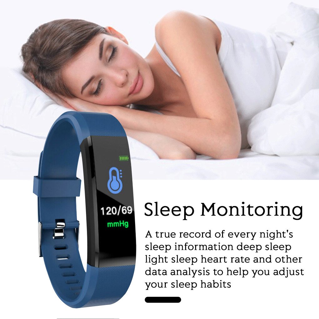 2022 115 Plus Smart Band Heart Rate Monitor Blood Pressure Monitor Smart Fitness Tracker 115 plus PK 116plus Smart Watch