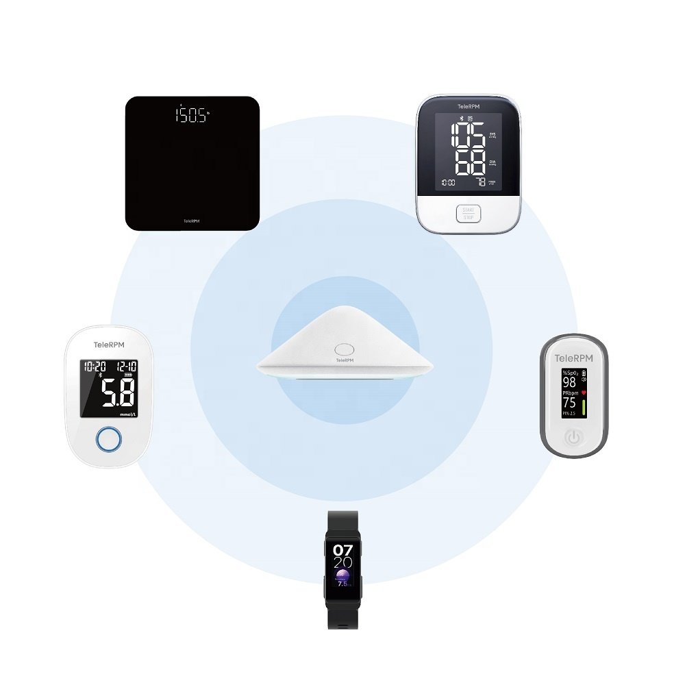 TeleRPM Bluetooth medical equipment blood pressure monitor BP device to help our RPM/RTM/CCM customers grow