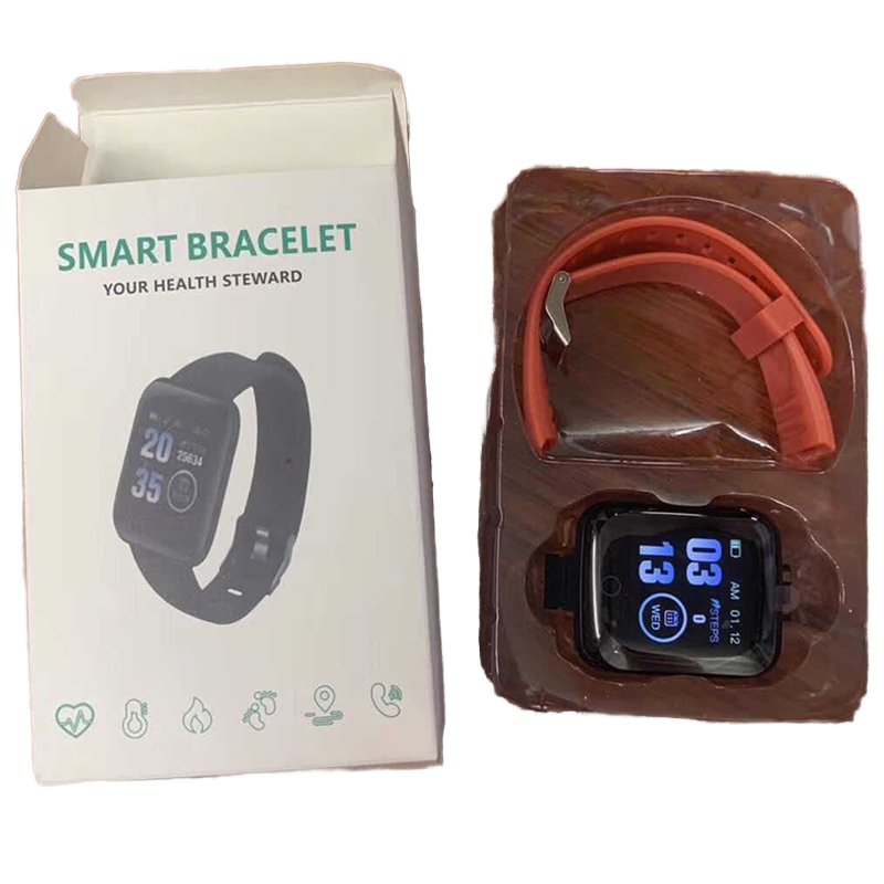 2024 Factory Wholesale Cheap Smart Band 116 plus Heart Rate Blood Pressure Monitor Big Screen Smart Bracelet 116plus D13 D13S