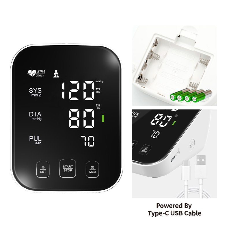 Automatic Upper Arm Sphygmomanometer Blood Pressure Machine BP Monitor Household Adult Electric MSDS Quality Plastic Watchmaking